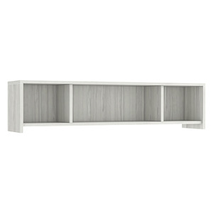 PL2044OH 71" WALL MOUNT OPEN HUTCH- SILVER BIRCH