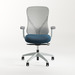 58811 KONFURB NUVÉ CHAIR - White Frame w/Blue Seat