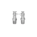 HydroJet Short Profile Plated Steel QC Plug 1/4" MPT