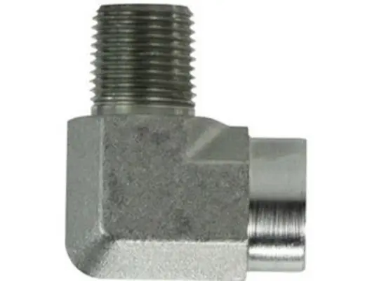 90 deg Street Elbow, 1 in Male Pipe x 1 in Female Pipe, Steel