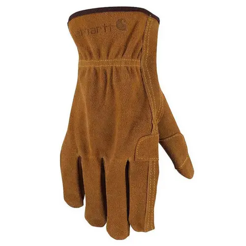 Carhartt A553BRN - Men's Suede Fencer Work Gloves - Brown