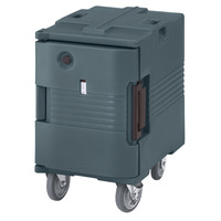 Cambro UPCHW400191 Camcarrier Heated Ultra Pancarrier w/ Swivel & Fixed 6" Casters