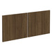  PL44LD - PAIR LAMINATE HUTCH DOORS - Modern Walnut