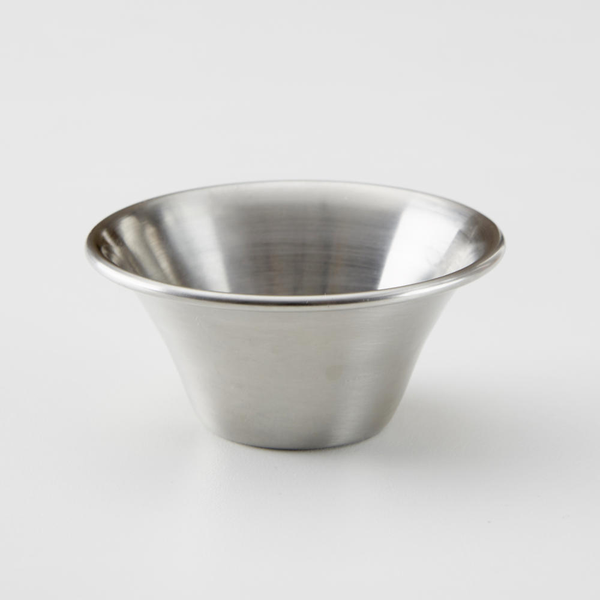 Flared Stainless Steel Sauce Cups