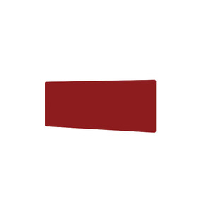 42" FAB DIVIR PANEL 15"H-RED