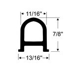 Exact-Slide Style - 7/8" Bulb w/Track Weatherstrip