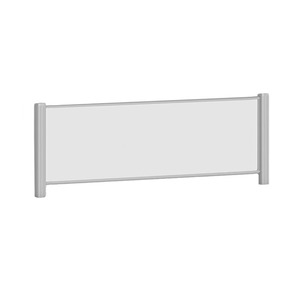 20X71 CLEAR ACR PANEL SILV FRM