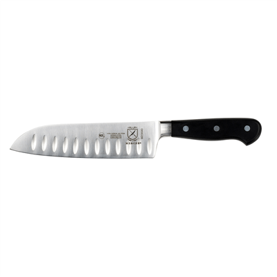 Mercer Culinary 7" Forged Riveted Santoku Knife - Granton Edge