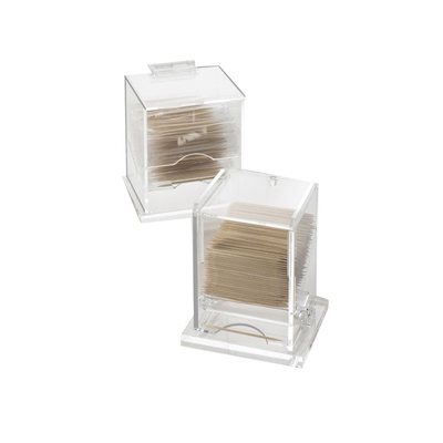 Cal-Mil 304 4-1/2" x 3-1/2" x 5-1/4"H Classic Toothpick Dispenser