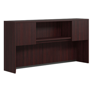 CLAHU1001- Hutch with 2 Laminate Doors- Mahogany