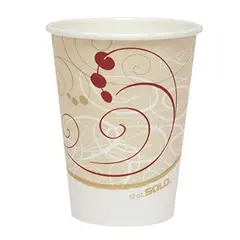 12 OZ TAN PAPER HOT CUP, SYMPHONY, 1M/CS    412SM-J8000