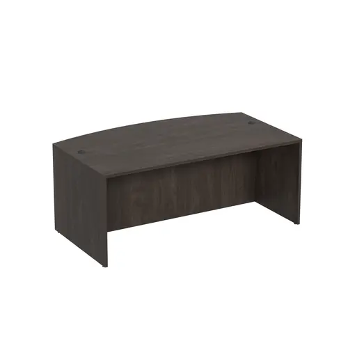 71WX36D BOW FRONT DESK BRINDLE