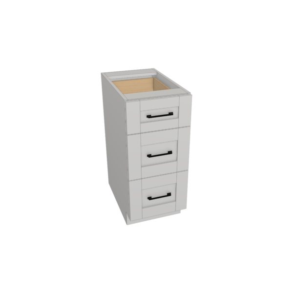 Hampton Pure White Box  Vanity  Drawer Base Kit - 15"X 34 1/2”H X 21”D