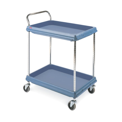 Metro BC2636-2DMB Deep Ledge Utility Cart 2-Tier with Open Base