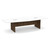 10' Classic Boat Shape Conference Table with Panel Base - White Top, Modern Walnut Base