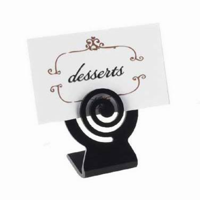 Cal-Mil 248-13 2"W x 2-1/2"H Table Number/Card Holder