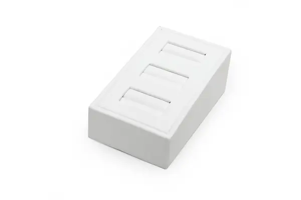 WHITE 3 RING VERTICAL TRAY