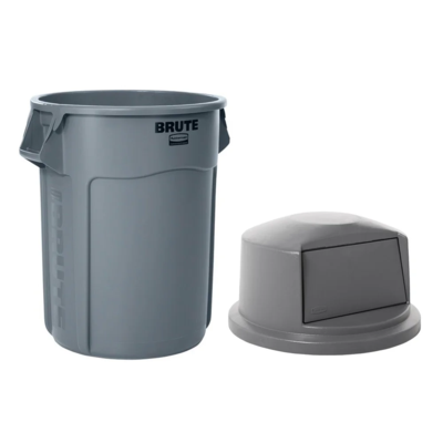 Brute® Container - Dome Top - 32 Gallon - Grey