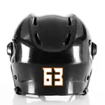2 Color Custom Font Die Cut Number Decals - Hockey