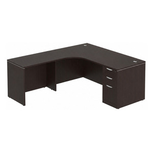 CLALD1014L Radius L-Shape Typical 71" X 72" Desk- Espresso