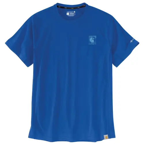 CARHARTT 107283 - Mens Force Relaxed Logo T-Shirt - Electric Indigo