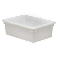Cambro 18269P148 Poly 18"L x 26"W x 9"H Natural White Food Storage Boxes