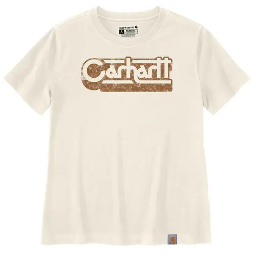 CARHARTT 107747 - Women's Irvine Relaxed Fit Retro T-Shirt - Eggshell