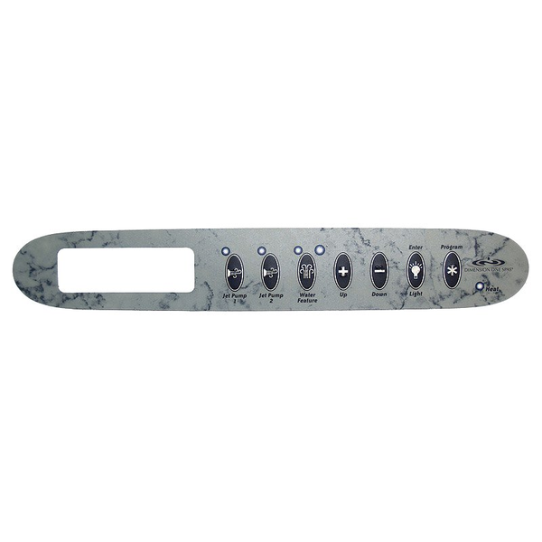 Dimension One TSC-24 7-Button Overlay 01560-368