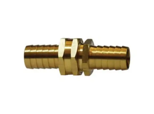 Coupling Set, 1 in Hose Barbed x 1 in Hose Barbed, Brass