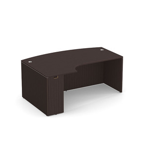 PL177L 71" LEFT PORKCHOP-BOWFRONT- ESPRESSO