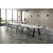 88714 - DAISY GUEST CHAIR- GRAY AND CHARCOAL