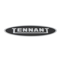 Tennant/Nobles - 4035944 - Label, Logo, 7.00L, Blk/Stl [Tennant] (Replaces Tennant 1231367)