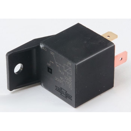 Relay, 24V Dc 40A W/Brkt