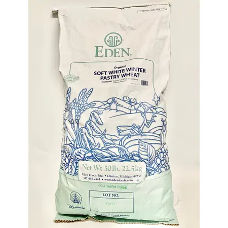WHEAT BERRIES SOFT WHITE WINTER OG | 50 LBS