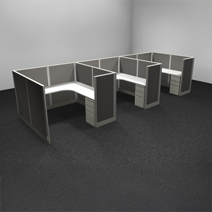 WEBBTYP6 - 53"H, 3-Pod, 6' x 6' Webb Typical - power