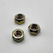 M8 - 1.25 DIN 980V HEX LOCK NUT ALL METAL TOPLOCK CLASS 8 ZINC YELLOW WITH LUBRICANT