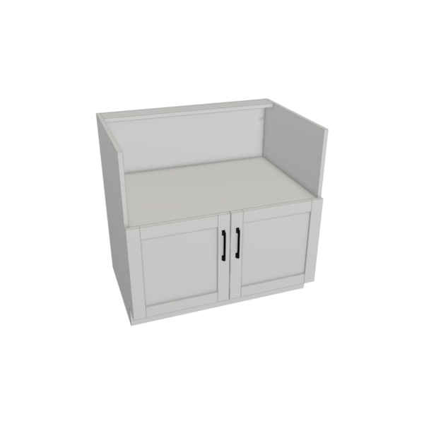 Providence Pure White Box Farm Sink Base Kit - 36"W X 34 1/2”H X 24”D