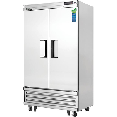 Everest EBNF2 Reach-In Freezer 2 Glass Doors, 115v, NSF - 33 cu. ft.