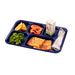 Cook's 630-400A-NAVY 6-Compartment ABS Cafeteria Tray