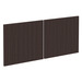  PL44LD - PAIR LAMINATE HUTCH DOORS - Espresso