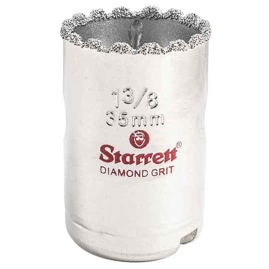 STARRETT KD0138-N 1-3/8'' (35mm) Diamond Grit Hole Saw