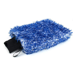 Wash Monster Car Wash Mitt (Blue) 9" X 7"