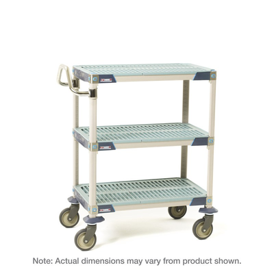 Metro MXUC2436G-35 Metromax I Utility Cart 3-Shelf
