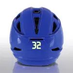 2 Color Custom Font Die Cut Number Decals - Lacrosse