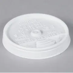 10UL DART 10 OZ WHITE PLASTIC SIP THRU LID FOR 10J10 CUP, 1000/CS