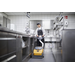 Taski swingo 350B 14" Walk-Behind Scrubber - in use