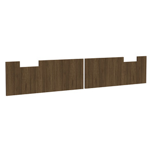 PL38MOD2 PAIR MODESTY PANELS- MODERN WALNUT