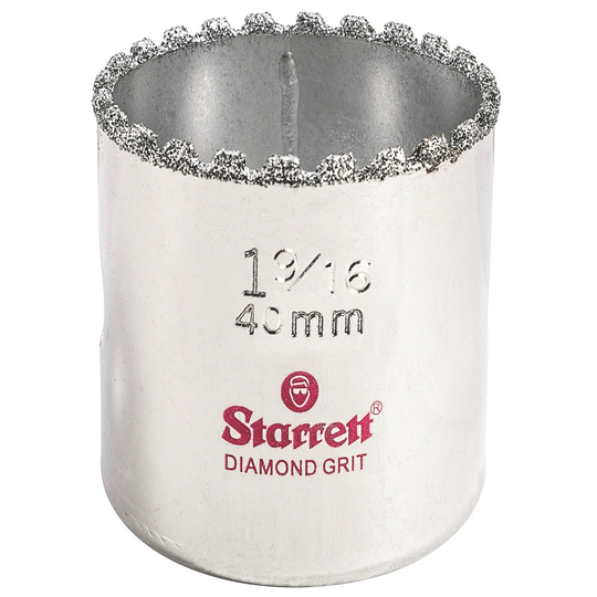 STARRETT KD0196-N 1-9/16'' (40mm) Diamond Grit Hole Saw