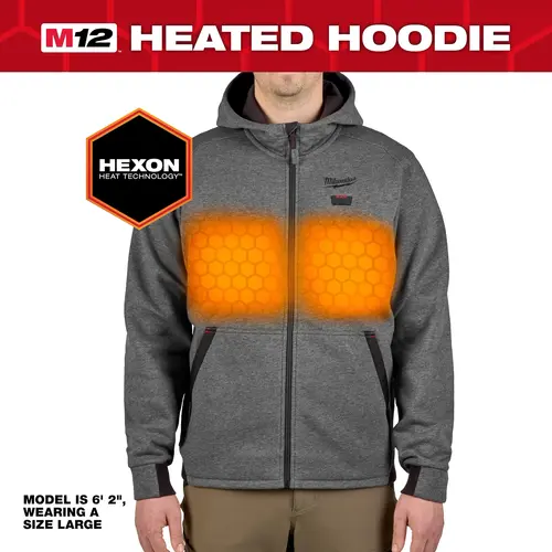 MILWAUKEE M200 - M12™ Heated Hoodie - Grey
