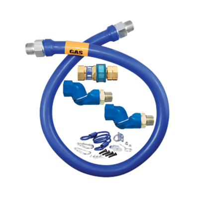 Dormont Manufacturing 16100BPQ2SR60 Dormont Blue Hose Moveable Gas Connector Hose Assembly 1" Dia.